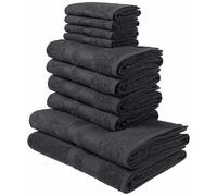 My Home Vanessa 10 Piece Hand Towel Bale Anthracite
