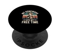 My Homework Ate My Free Time Student Struggles |- PopSockets Adhesive PopGrip