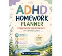 My Homework Planner: A Daily and Weekly Student Assignment Organizer for Homework Tracking, Study Planning, Goal Setting, Time Management, and Academic Success