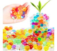 My Homie Water Gel Beads Non Toxic, Jelly Waterbeads for Kids Multicolored 10000 Plus Biodegradable Balls, Water Balls for Vases, Magic Balls for Cleaning Vases, Gel Bullets, Clear Water Beads