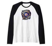My Horoscope is My Guide Celestial Astrology Galaxy Compass Raglan Baseball Tee
