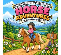 My Horse Adventures: A Horse Coloring Book for Kids Who Love Horses, Horseback Riding, Ponies, Barn Life and Equestrian Adventures (My Adventures Collection Coloring Books)