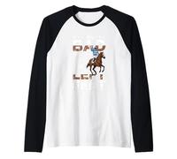My Horse is A Bad Dancer Raglan Baseball Tee