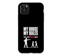 My House My Rules Funny Dad Humor Design Case for iPhone 11 Pro Max