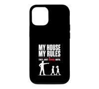My House My Rules Funny Dad Humor Design Case for iPhone 12/12 Pro