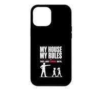My House My Rules Funny Dad Humor Design Case for iPhone 12 Pro Max