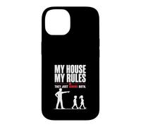 My House My Rules Funny Dad Humor Design Case for iPhone 14