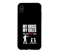 My House My Rules Funny Dad Humor Design Case for iPhone XS Max