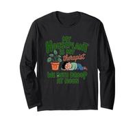 My HOUSEPLANT is My Therapist WE Both Droop AT NOON Long Sleeve T-Shirt