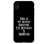 My Human Costume Crime Mobster Costume Old Fashioned Mobster Case for iPhone XS Max