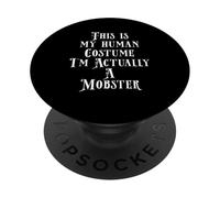 My Human Costume Crime Mobster Costume Old Fashioned Mobster PopSockets Adhesive PopGrip