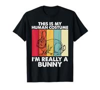 My Human Costume Funny Rabbit Bunny Lover Mom Womens T-Shirt