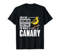 My Human Costume I'm A Canary Lover Pet Bird Owner Canary T-Shirt