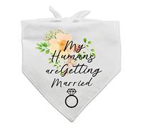 My Humans are Getting Wedding Married Dog Bandana, Pet Scarf Accessories, Pet Accessories for Dog Lovers
