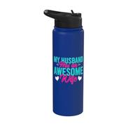 My Husband has an Awesome Wife Stainless Steel Insulated Water Bottle