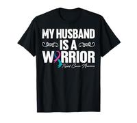 My Husband is A Warrior Thyroid Cancer Awareness T-Shirt