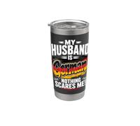 My Husband is German Nothing Scares Me Stainless Steel Insulated Tumbler