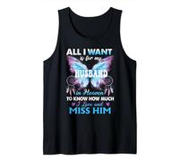 My Husband Is My Angel, Wives Missing Husband In Memories Tank Top