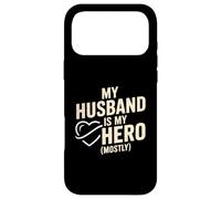 My Husband Is My Hero Mostly Funny Wife Case for iPhone 17 Pro Max