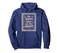 My Husband Is Proof That I Have Patience Wife Womens Pullover Hoodie