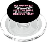 My Husband Thinks He's The Boss But I Let Him Believe That PopSockets PopGrip for MagSafe