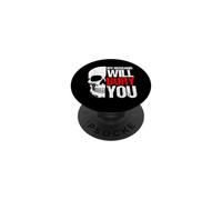 MY HUSBAND WILL BURY YOU Funny Skull PopSockets Adhesive PopGrip