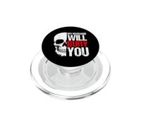 MY HUSBAND WILL BURY YOU Funny Skull PopSockets PopGrip for MagSafe