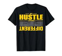 My Hustle Look Different University Varsity Gold Men Women Value Graphic T-Shirt, Men, Black, M
