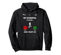 My Hydrofoil Is Calling Design Surfing eFoil Surfboard Pullover Hoodie