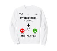 My Hydrofoil Is Calling Design Surfing eFoil Surfboard Sweatshirt