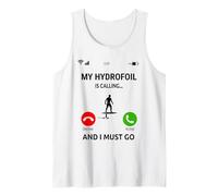 My Hydrofoil is Calling Design Surfing eFoil Surfboard Tank Top