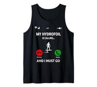 My Hydrofoil is Calling Design Surfing eFoil Surfboard Tank Top