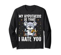 My Hypothesis is That I Hate - Koala Lover Scientist Chemist Long Sleeve T-Shirt