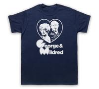 My Icon Art and Clothing George and Mildred Retro Comedy Mens T-Shirt, Navy Blue, 2XL
