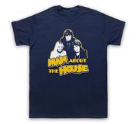 My Icon Art and Clothing Man About The House Retro Comedy Mens T-Shirt, Navy Blue, 2XL