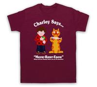 My Icon Art and Clothing Retro Cartoon Charley Says 70s Public Information Mens T-Shirt