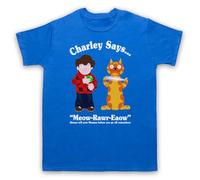 My Icon Art and Clothing Retro Cartoon Charley Says 70s Public Information Mens T-Shirt