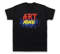 My Icon Art & Clothing Art Attack Kids TV Logo Buchanon Costume Mens T-Shirt, Black, 2XL