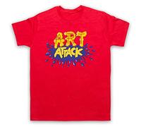 My Icon Art & Clothing Art Attack Kids TV Logo Buchanon Costume Mens T-Shirt, Red, 2XL