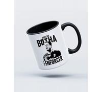 My Icon Art & Clothing Bakkies The Enforcer Rugby Mug, White & Black