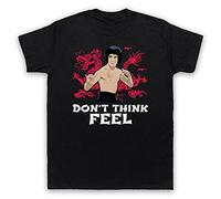 My Icon Art & Clothing Bruce Don't Think Feel Kung Fu Martial Arts Expert Lee Mens T-Shirt