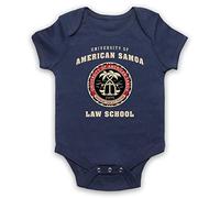 My Icon Art & Clothing Call Saul University of American Samoa Law School Bet Baby Grow, Navy Blue, 6-12 Months