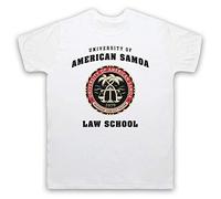My Icon Art & Clothing Call Saul University of American Samoa Law School Bet Mens T-Shirt, White, Large