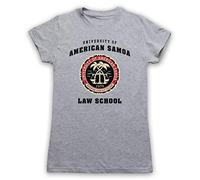 My Icon Art & Clothing Call Saul University of American Samoa Law School Bet Womens T-Shirt, Light Grey, XL