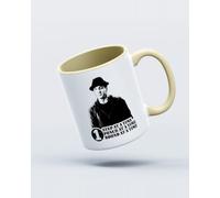My Icon Art & Clothing Creed Rock One Step At A Time Mug, White & Beige