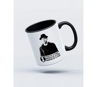 My Icon Art & Clothing Creed Rock One Step At A Time Mug, White & Black