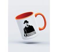 My Icon Art & Clothing Creed Rock One Step At A Time Mug, White & Orange