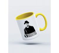 My Icon Art & Clothing Creed Rock One Step At A Time Mug, White & Yellow