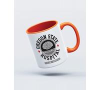 My Icon Art & Clothing Cuckoos Nest Oregon State Mug, White & Orange