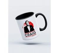 My Icon Art & Clothing Daniel Craig The Best Bond Mug, White & Black
